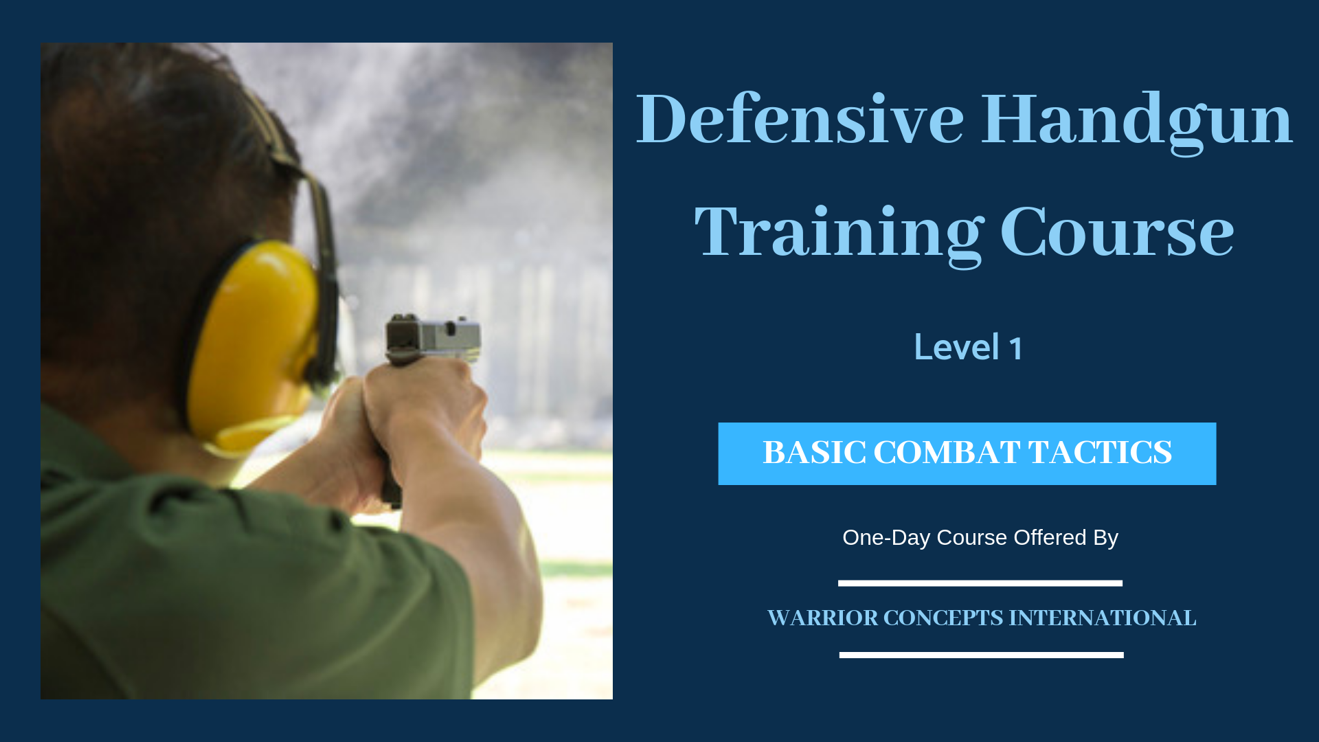 Handgun Firearms Training Course