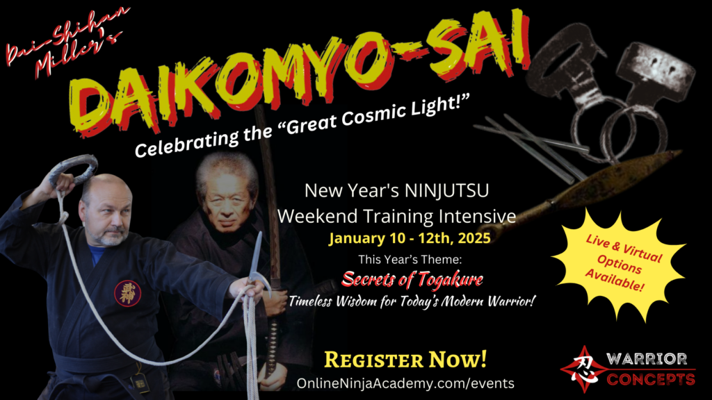 Ninjutsu Martial Arts Seminar - New Year's Togakure-Ryu Secrets Weekend Intensive