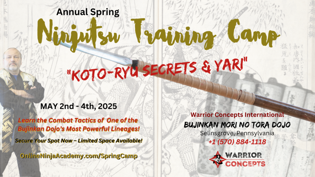 Spring Ninja Camp 2025 Koto-Ryu and Yari